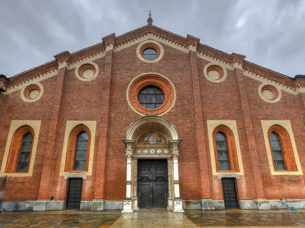 Iglesia Santa María Gracia Chiesa Santa Maria Delle Grazie 1497 — Foto de Stock