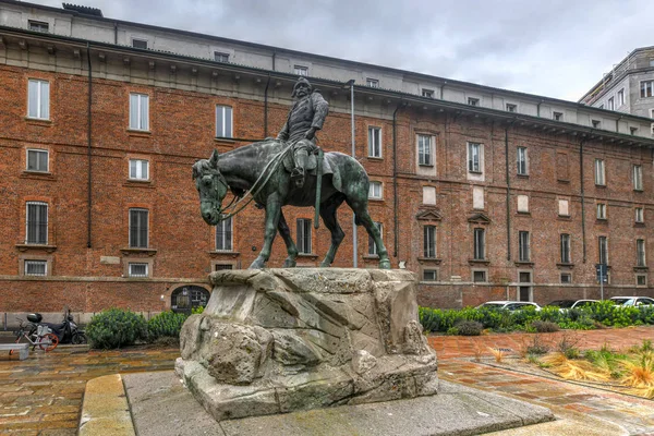 Monument Till Missori 1916 Piazza Missori Milano Giuseppe Missori Var — Stockfoto