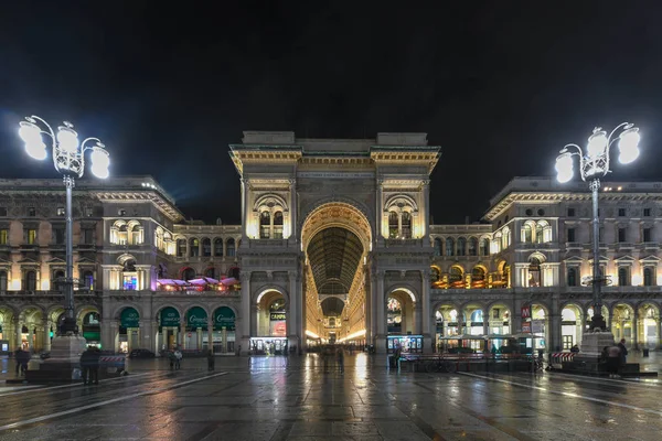 Milan Italy March 2018 Vittorio Emanuele Gallery Milan Italy Italy — Stock Photo, Image