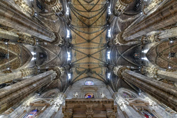 Milão Itália Março 2018 Catedral Milão Duomo Milano Uma Das — Fotografia de Stock