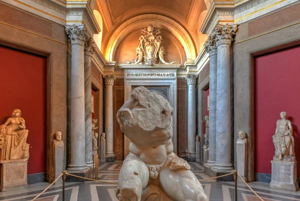 Scultura Arte Nel Museo Vaticano Città Del Vaticano Roma Italia — Foto Stock