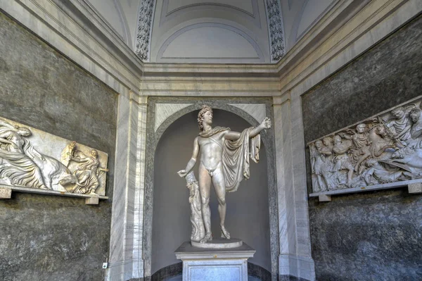 Scultura Arte Nel Museo Vaticano Città Del Vaticano Roma Italia — Foto Stock