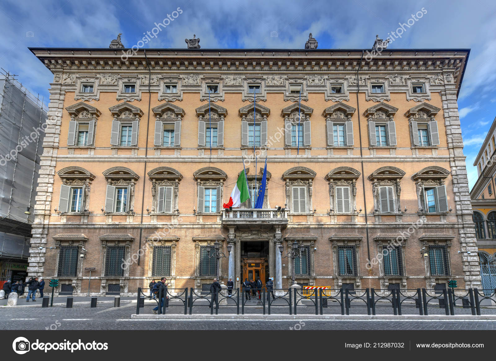 Rome Italy Mar 2018 Beautiful Fascade Madama Palace Palazzo Madama – Editorial Photo © demerzel21 #212987032