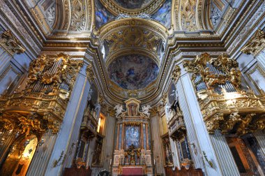 Rome, İtalya - 23 Mart 2018: Kilise Parrocchia Santa Maria Roma, İtalya.