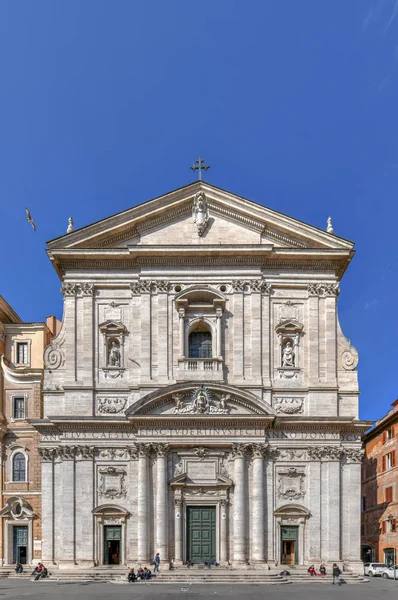 Rome Italy March 2018 Main Facade Church Parrocchia Santa Maria — Stock Photo, Image