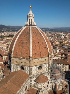 Florence Duomo. Basilica di Santa Maria del Fiore (Çiçek Aziz Mary Bazilikası) Floransa, İtalya.