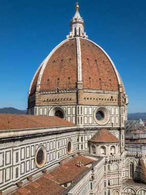 Florence Duomo. Basilica di Santa Maria del Fiore (Çiçek Aziz Mary Bazilikası) Floransa, İtalya.