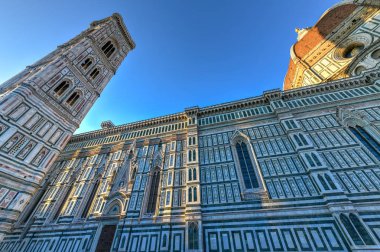 Florence Duomo. Basilica di Santa Maria del Fiore (Çiçek Aziz Mary Bazilikası) Floransa, İtalya.