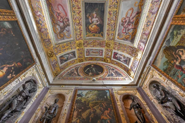 Florenz Italien März 2018 Palazzo Vecchio Auf Der Piazza Della — Stockfoto