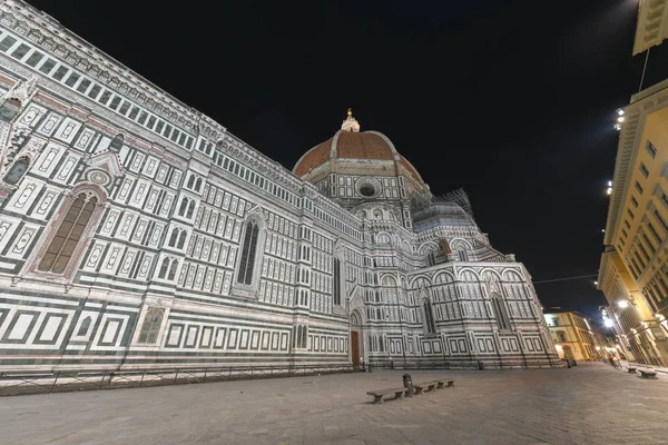 Duomo Santa Maria Del Fiore Geceleri Bargello Floransa Toskana Talya — Stok fotoğraf
