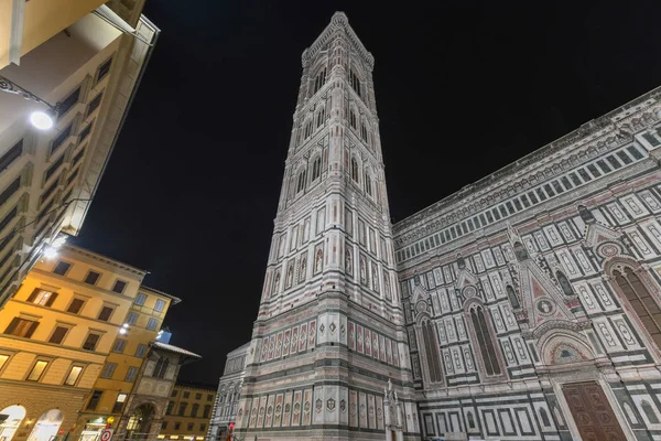 Duomo Santa Maria Del Fiore Geceleri Bargello Floransa Toskana Talya — Stok fotoğraf