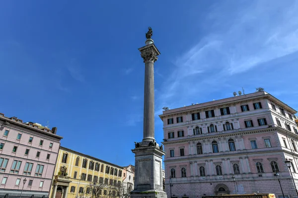 Colonna Della Pace Kolumn Fred Utanför Basilica Santa Maria Maggiore — Stockfoto