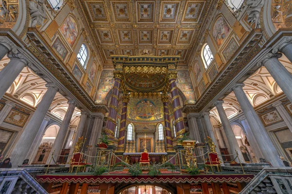 Rom Italien März 2018 Basilica Santa Maria Maggiore Rom Italien — Stockfoto