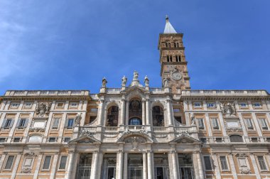 Basilica di Santa Maria Maggiore Roma, İtalya. Santa Maria Maggiore, Papalık büyük Bazilikası ve Roma, İtalya en büyük Katolik Marian Kilisesi olduğunu.