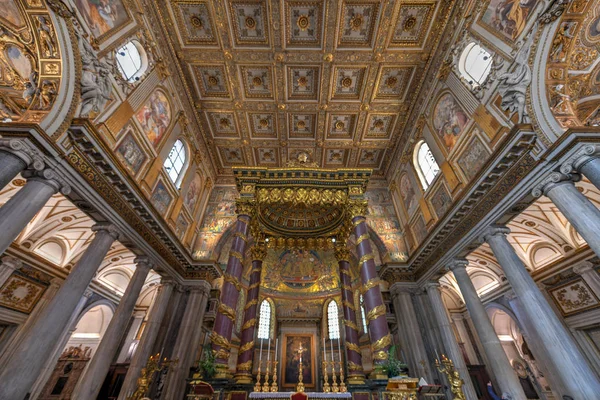 Roma Marzo 2018 Basilica Santa Maria Maggiore Roma Santa Maria — Foto Stock