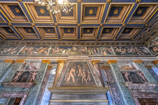 Rome Talya Mart 2018 Ayrıntı Tavan Corsini Sarayı Sanat Galerisi — Stok fotoğraf