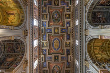 Rome, İtalya - 24 Mart 2018: San Marcello al Corso kilise, 18. yüzyıl Roma, İtalya.