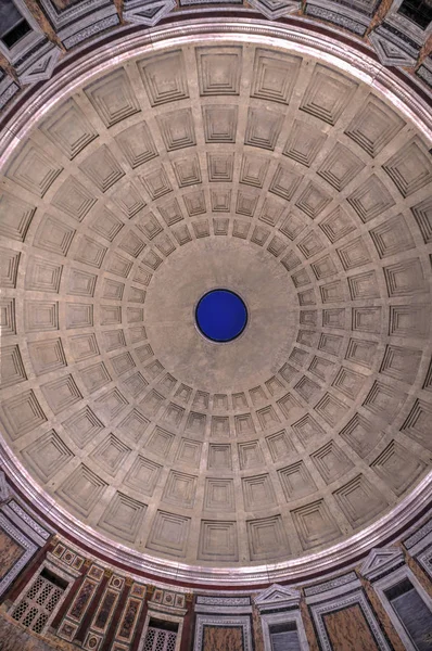 Nézd Pantheon Éjjel Róma Olaszország Vár Szent Angyal Római Építészet — Stock Fotó