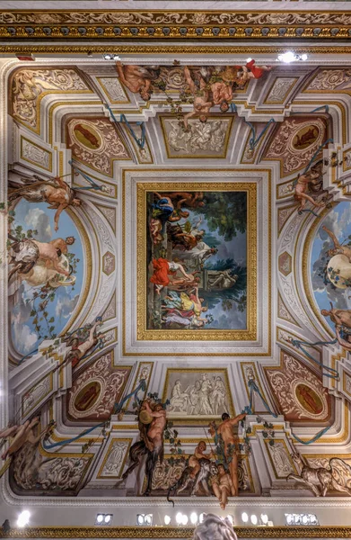 Řím Itálie Března 2018 Mramorové Sochy Villa Borghese Římě Itálie — Stock fotografie