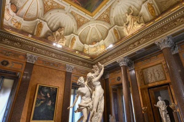 Rom Italien Mars 2018 Marmor Statyer Villa Borghese Rom — Stockfoto