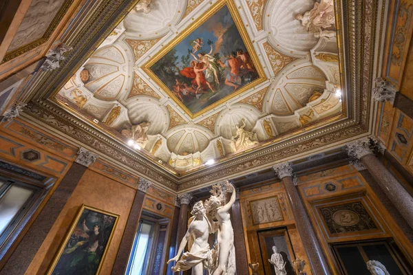 Rom Italien März 2018 Marmorstatuen Villa Borghese Rom Italien — Stockfoto
