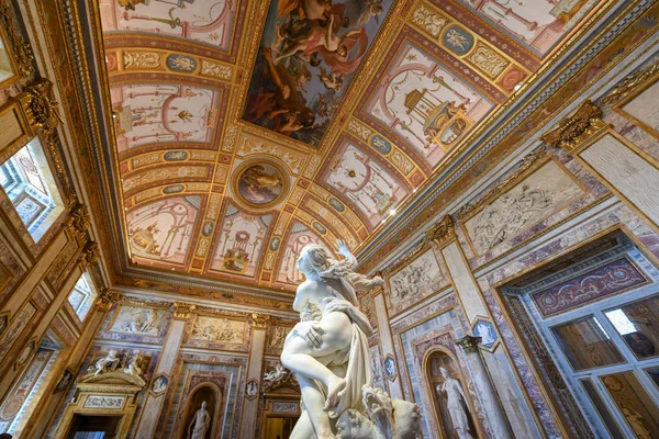 Roma Itália Março 2018 Estátuas Mármore Villa Borghese Roma Itália — Fotografia de Stock