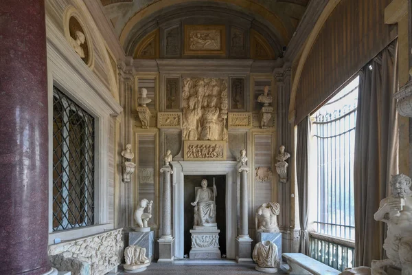 Rom Italien Mars 2018 Marmor Statyer Villa Borghese Rom — Stockfoto