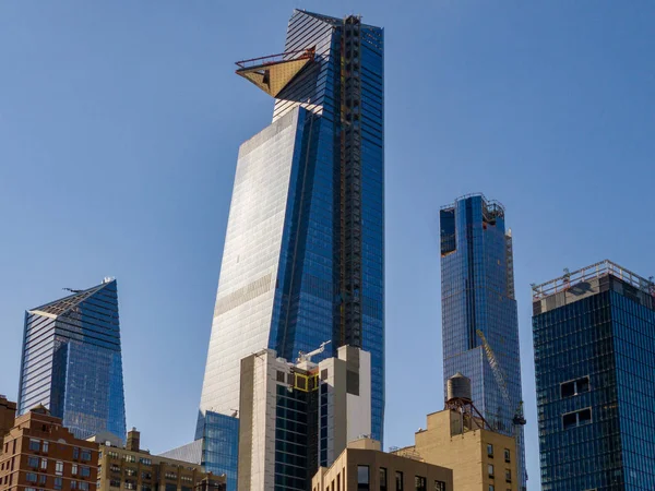 Construction Development Hudson Yards Manhattan Nyc Chelsea West Side Residential — Stock Photo, Image