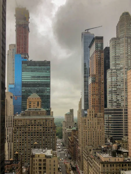 Midtown Manhattan New York Havadan Görünümü — Stok fotoğraf