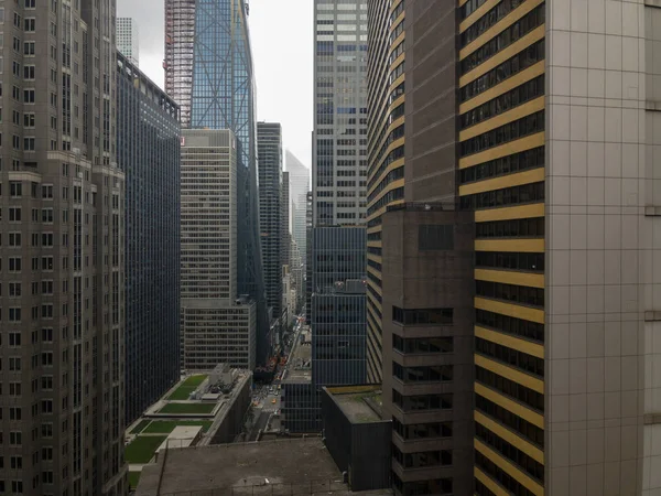 Vista Aérea Del Centro Manhattan Ciudad Nueva York — Foto de Stock