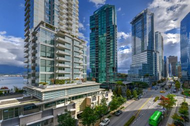 Vancouver 'daki Vancouver Limanı, British Columbia, Kanada