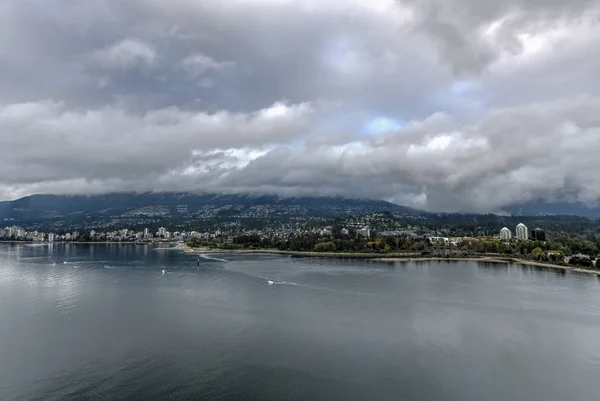 Вид Северный Ванкувер Стэнли Парка Ванкувере Канада — стоковое фото