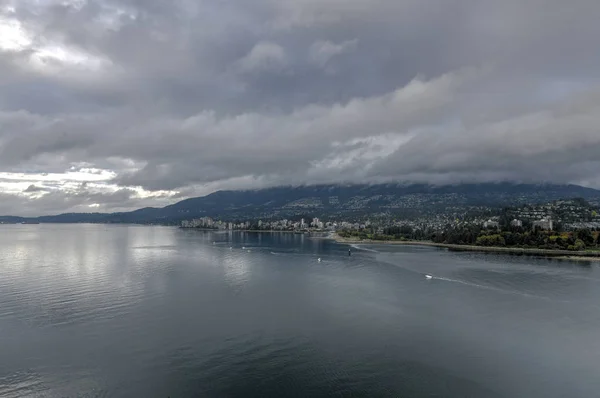 Panoramisch Uitzicht Van North Vancouver Van Stanley Park Vancouver Canada — Stockfoto