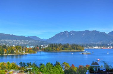 Vancouver 'daki Vancouver Limanı, British Columbia, Kanada