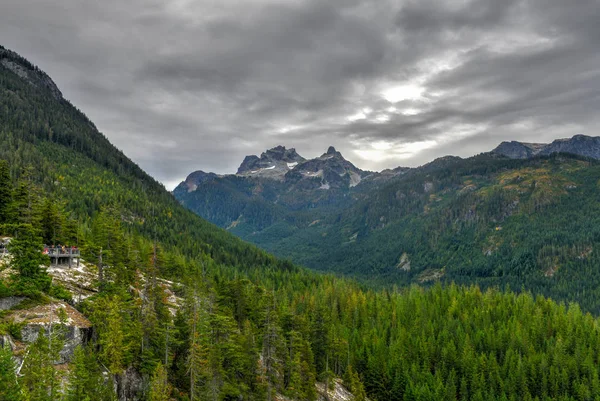 Moře Nebe Země Britské Kolumbii Kanada Nachází Poblíž Squamish Whistler — Stock fotografie