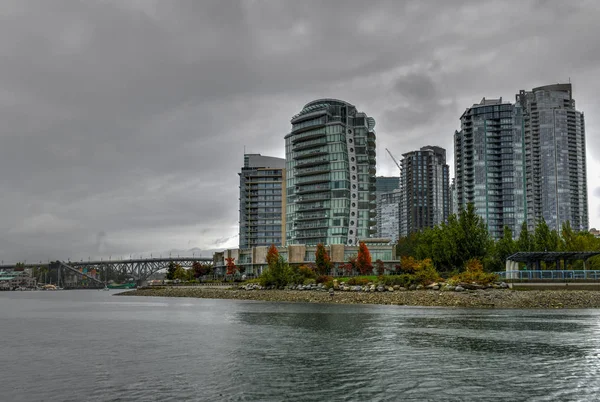 Architektur Und Gebäude Vancouver Kanada Der Nähe Des Falschen Baches — Stockfoto