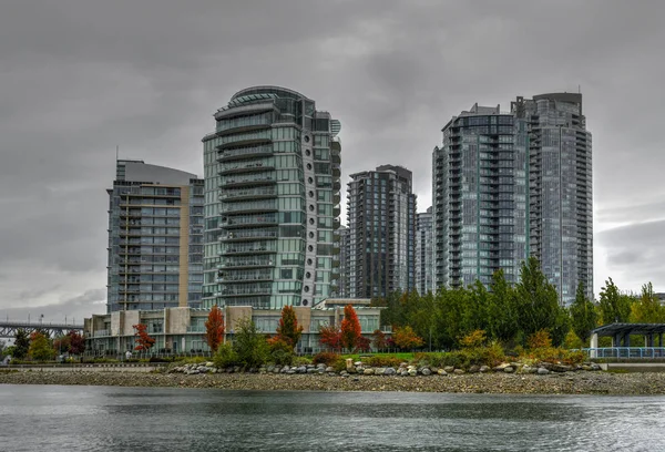 Архитектура Здания Ванкувере Канада Рядом Фальс Крик — стоковое фото