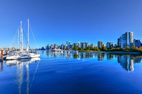 Vancouver Innenstadt Skyline Tagsüber Vom Stanley Park Kanada — Stockfoto