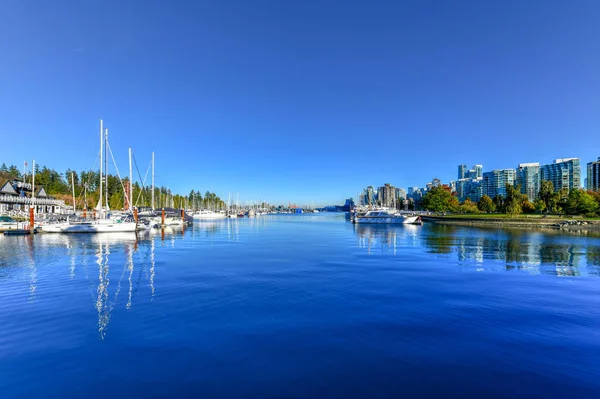 Vancouver Innenstadt Skyline Tagsüber Vom Stanley Park Kanada — Stockfoto