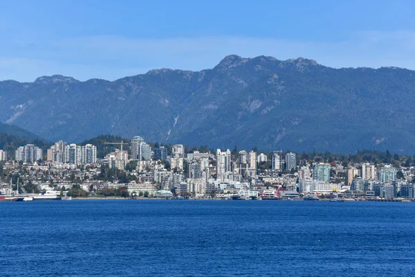 Veduta North Vancouver Attraverso Porto Vancouver Columbia Britannica Canada — Foto Stock