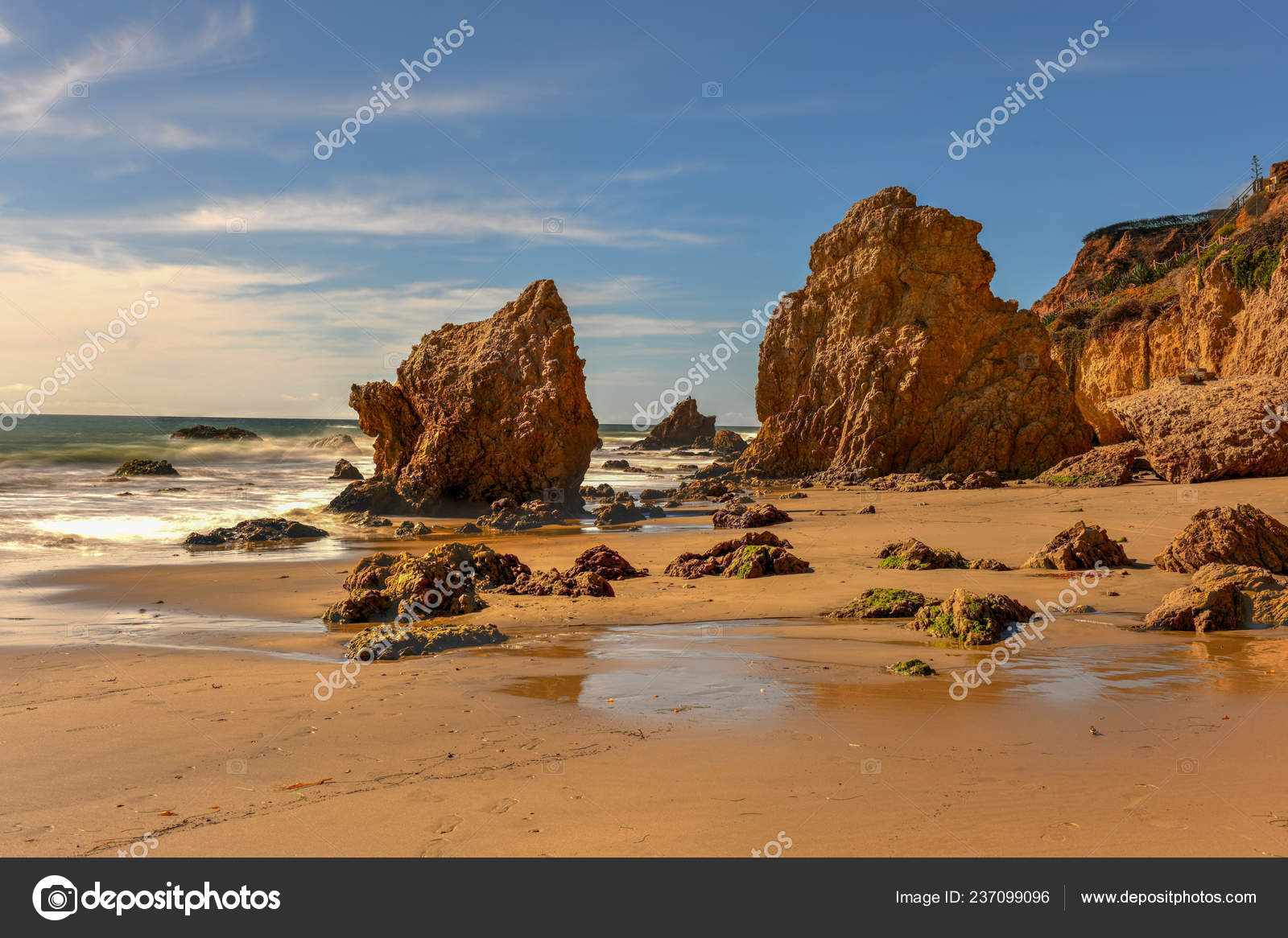 Belle Romantique Matador State Beach Malibu Californie Sud Photographie Demerzel21 C