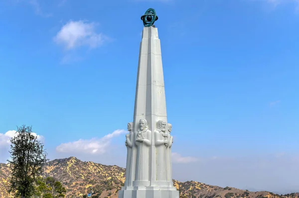 Astronomen Denkmal Greifvogel Observatorium Los Angeles Kalifornien — Stockfoto