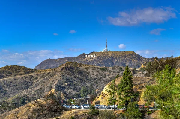 Vista Famosa Señal Hollywood Los Ángeles California —  Fotos de Stock