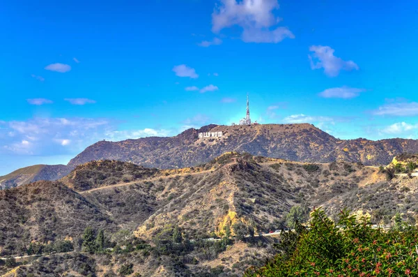 Vista Famosa Señal Hollywood Los Ángeles California —  Fotos de Stock