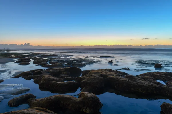 Γραφική Πανοραμικό Ηλιοβασίλεμα Τοπίο Μακρινό Jolla Ακτές Του Ειρηνικού Ωκεανού — Φωτογραφία Αρχείου