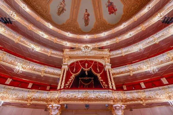モスクワ ロシア連邦 2018 ボリショイ劇場 モスクワ バレエおよびオペラ性能を保持する歴史的な劇場 — ストック写真