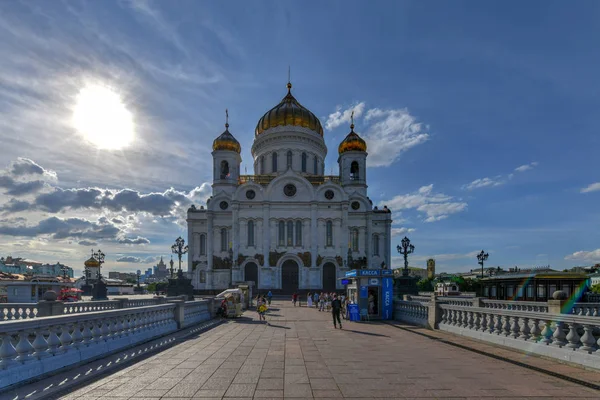Храм Христа Спасителя Російський Православний Собор Москві — стокове фото