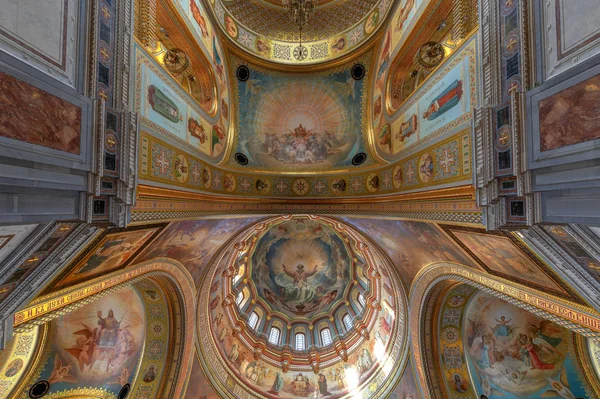 Moscú Rusia Junio 2018 Interior Catedral Cristo Salvador Una Catedral — Foto de Stock