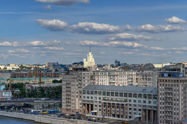 俄罗斯莫斯科市中心天际线全景 — 图库照片