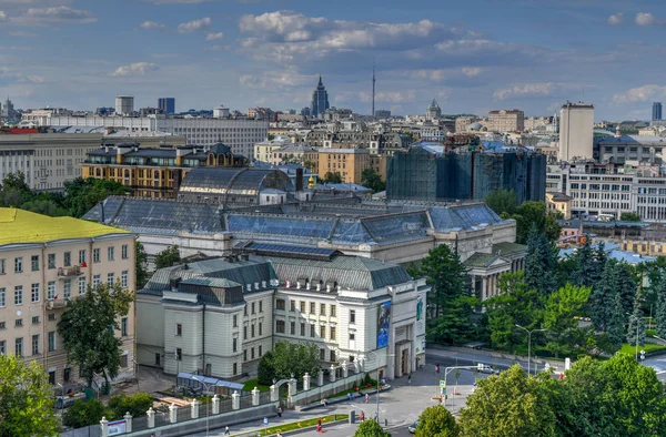 Vista Panorâmica Horizonte Centro Cidade Moscou Rússia — Fotografia de Stock